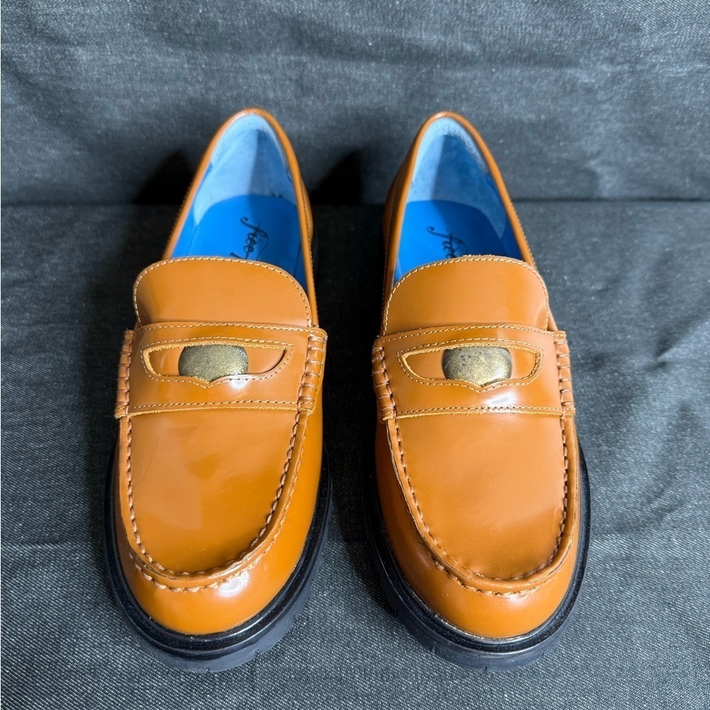 Free People Collection - Liv Loafer in Bronzer brown - 37.5 NWB - Picture 2 of 12